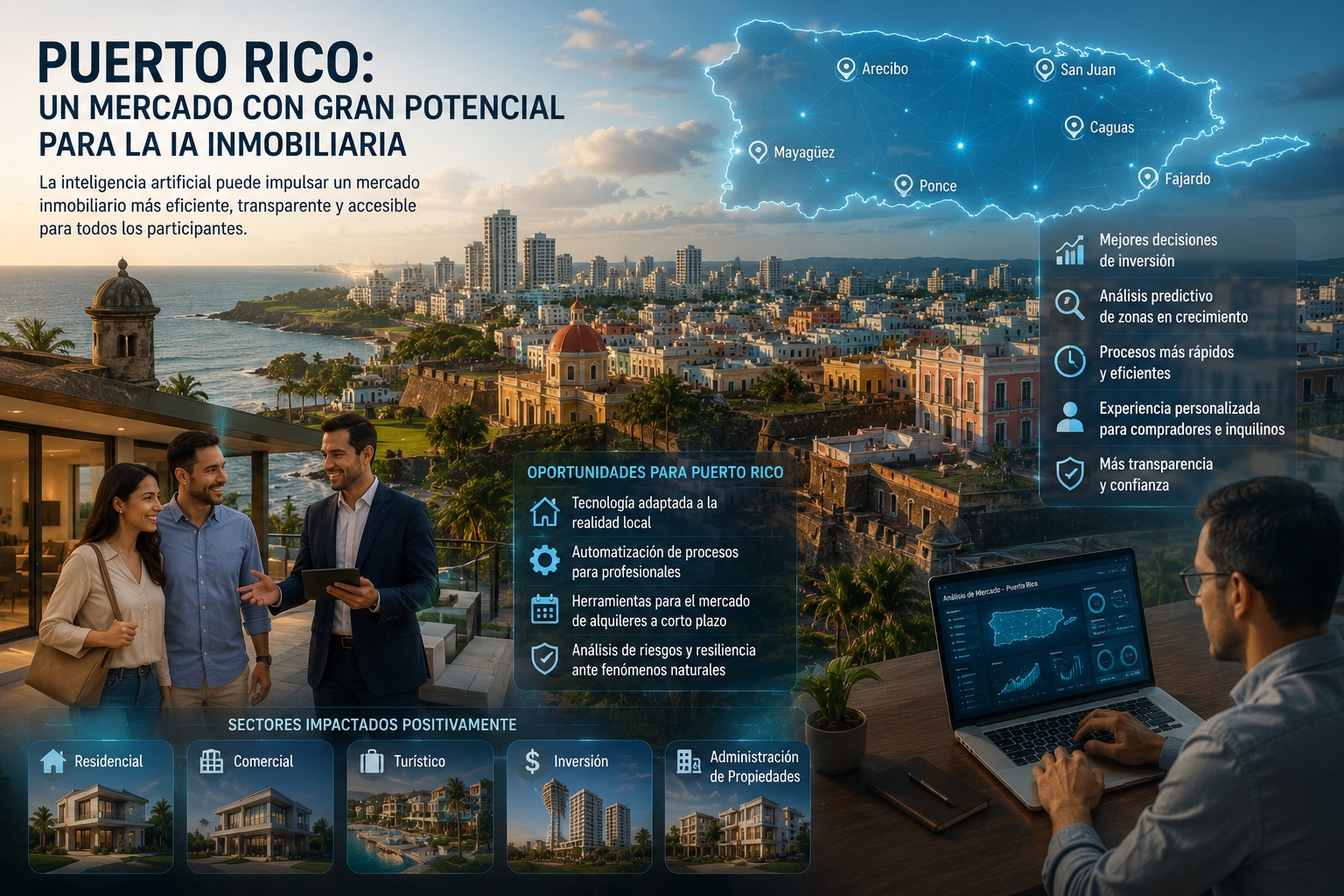 Puerto Rico como mercado con potencial para IA inmobiliaria