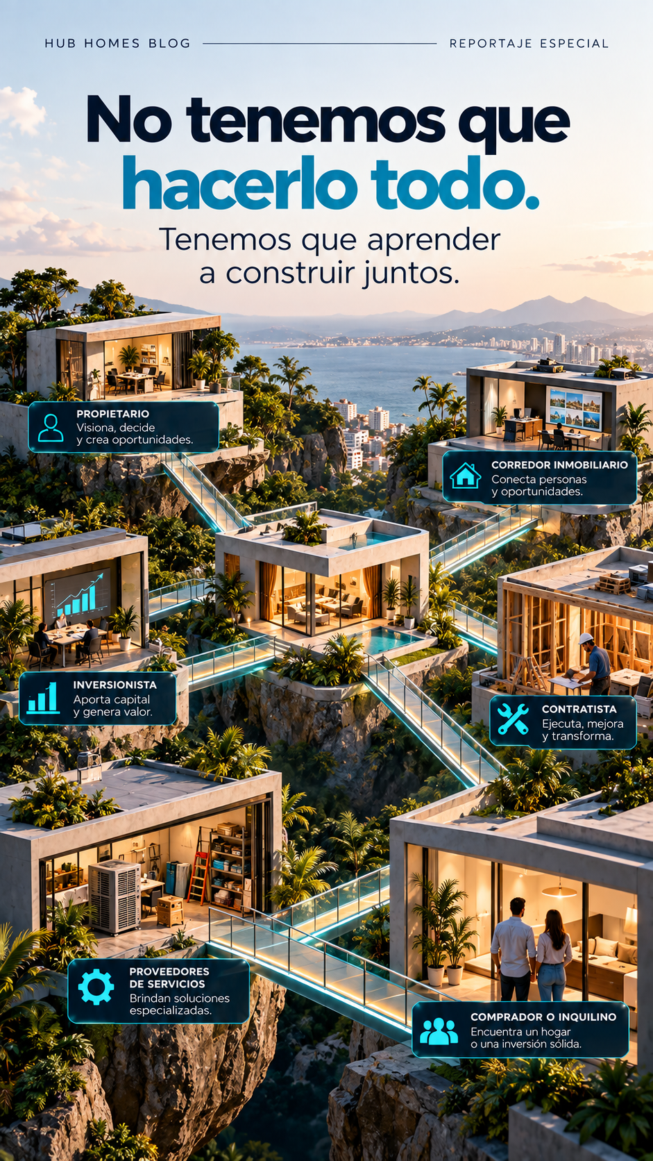 No tenemos que hacerlo todo. Tenemos que aprender a construir juntos